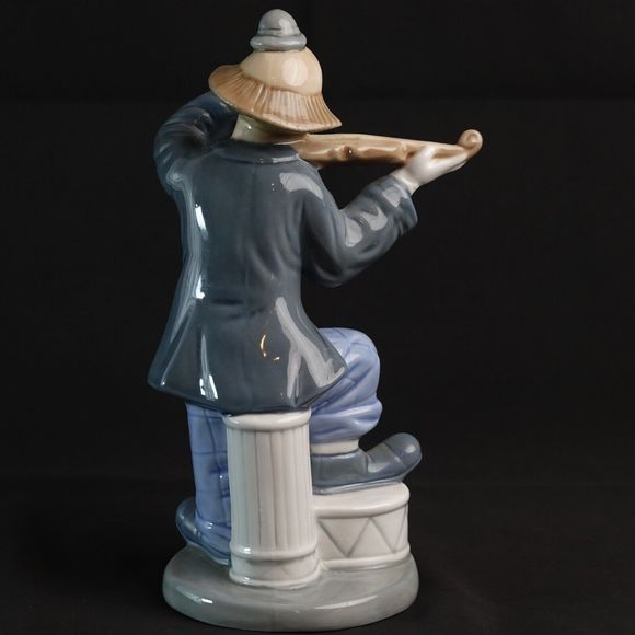 VTG Paul Sebastian Clown Porcelain Figurine Playing Violin Made In Mexico 1992 - Picture 4 of 16